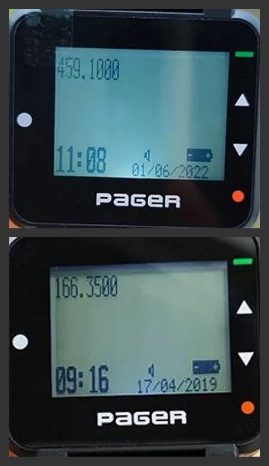 Imagem -03 - Receptor de Relógio de Pulso e Pager com Bateria Recarregável Sistema de Chamadas sem Fio Impermeável Pagers Alfanuméricos Pocs Pocket Gp2023 w