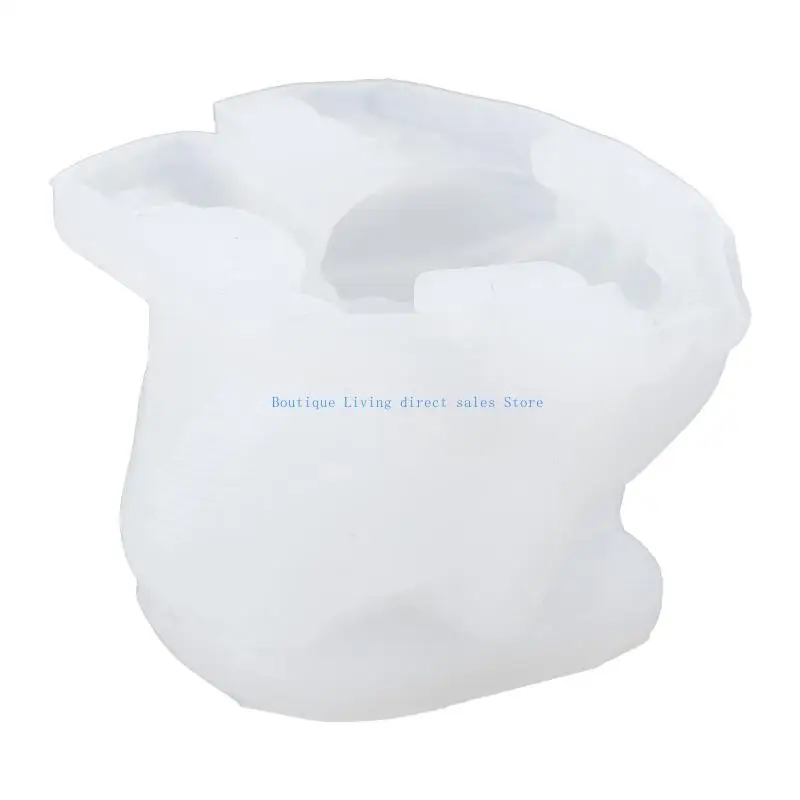 قوالب شمع من السيليكون الحيواني لراتنجات الايبوكسي شمعة مصنوعة يدويًا لتزيين المنزل سهلة التشكيل من السيليكون قالب صنع الصابون