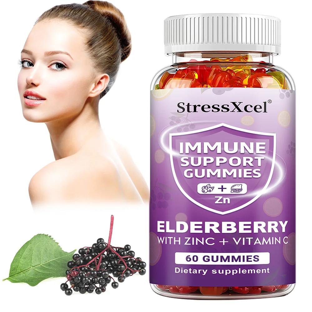 

Яркие жевательные конфеты премиум-класса, поддержка ежедневной иммунитета, способствует здоровью кожи, с витамином С и цинком, без ГМО, без глютена