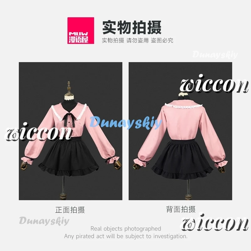 Vampiro Mikuu Costume Cosplay Parrucca Cosplay Anime Vestito Rosa Kawaii Camicia Abito Uniforme Ragazza Donna Accessori per costumi di Halloween