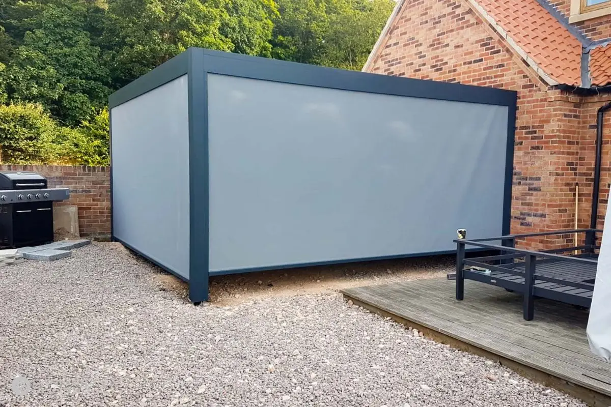 

New Design Elegant 3x4 Aluminum Patio Gazebo Windproof Waterproof Design for Backyard Poolside Outdoor Use Sunshade Pavilion