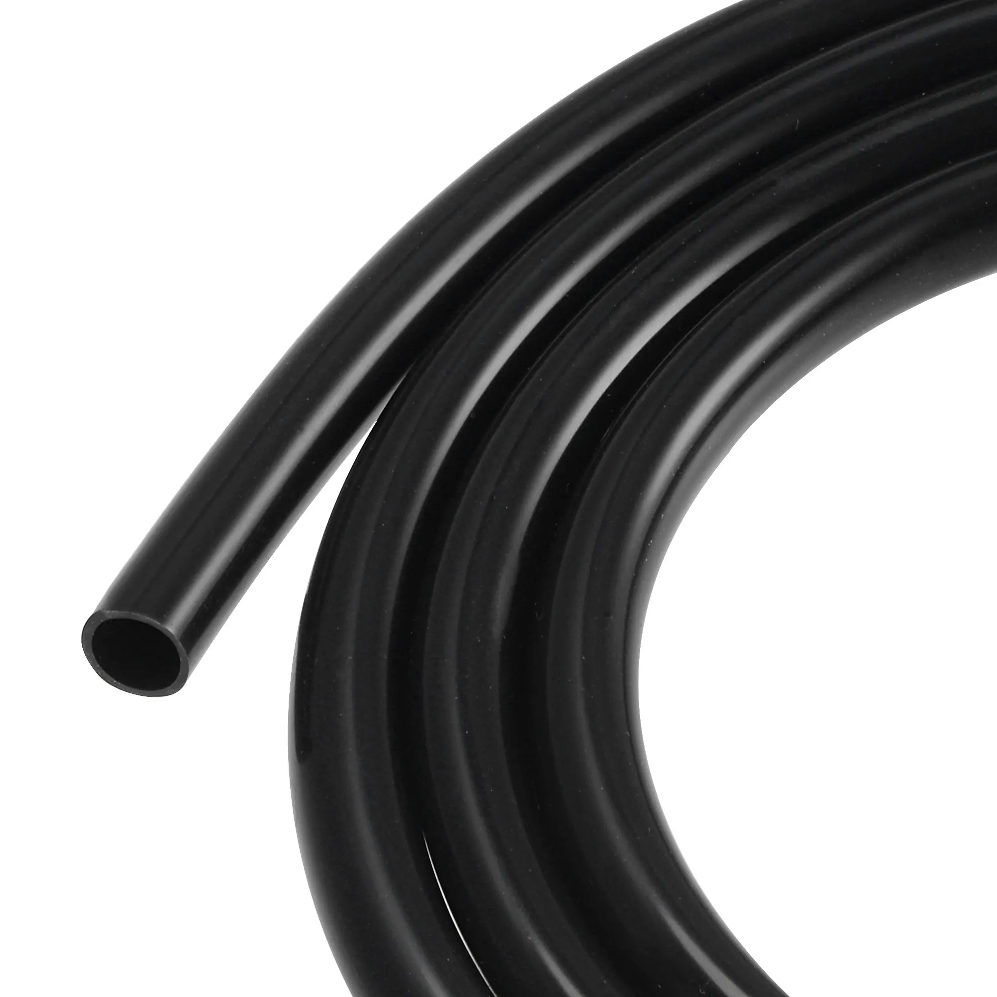 

Uxcell Silicone Tubing Hose 5/16" ID 3/8" OD 6.6ft Black High Temperature for Watering Hose Air Tube