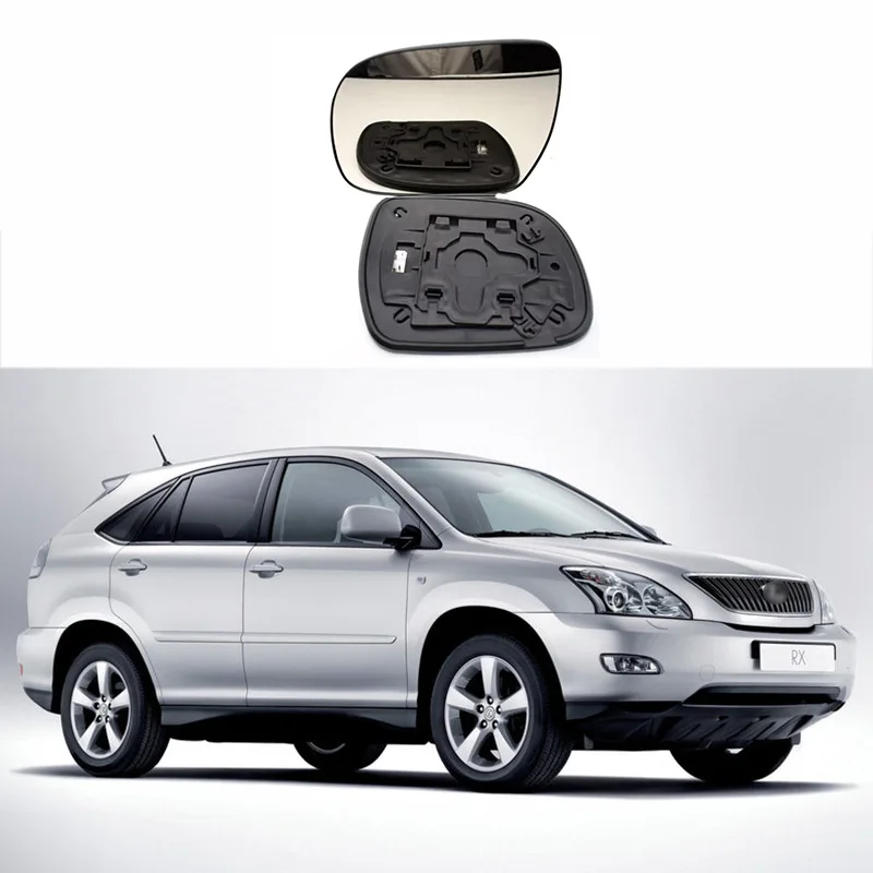 

Suitable for 04-09 Lexus RX300 RX350 reversing lens heated rear view mirror reflector