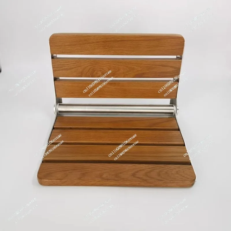 shower stool for elderly pregnant women shower seat Bathroom solid wood folding stool chair wall mounted shoe changing stool