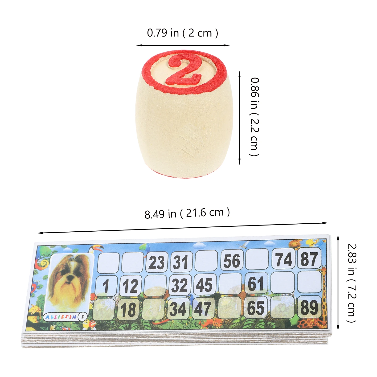 Russian Bingo Game Game Wooden Family Entertainment for Adults Exquisite Craftsmanship Portable Fun 2024 Hot