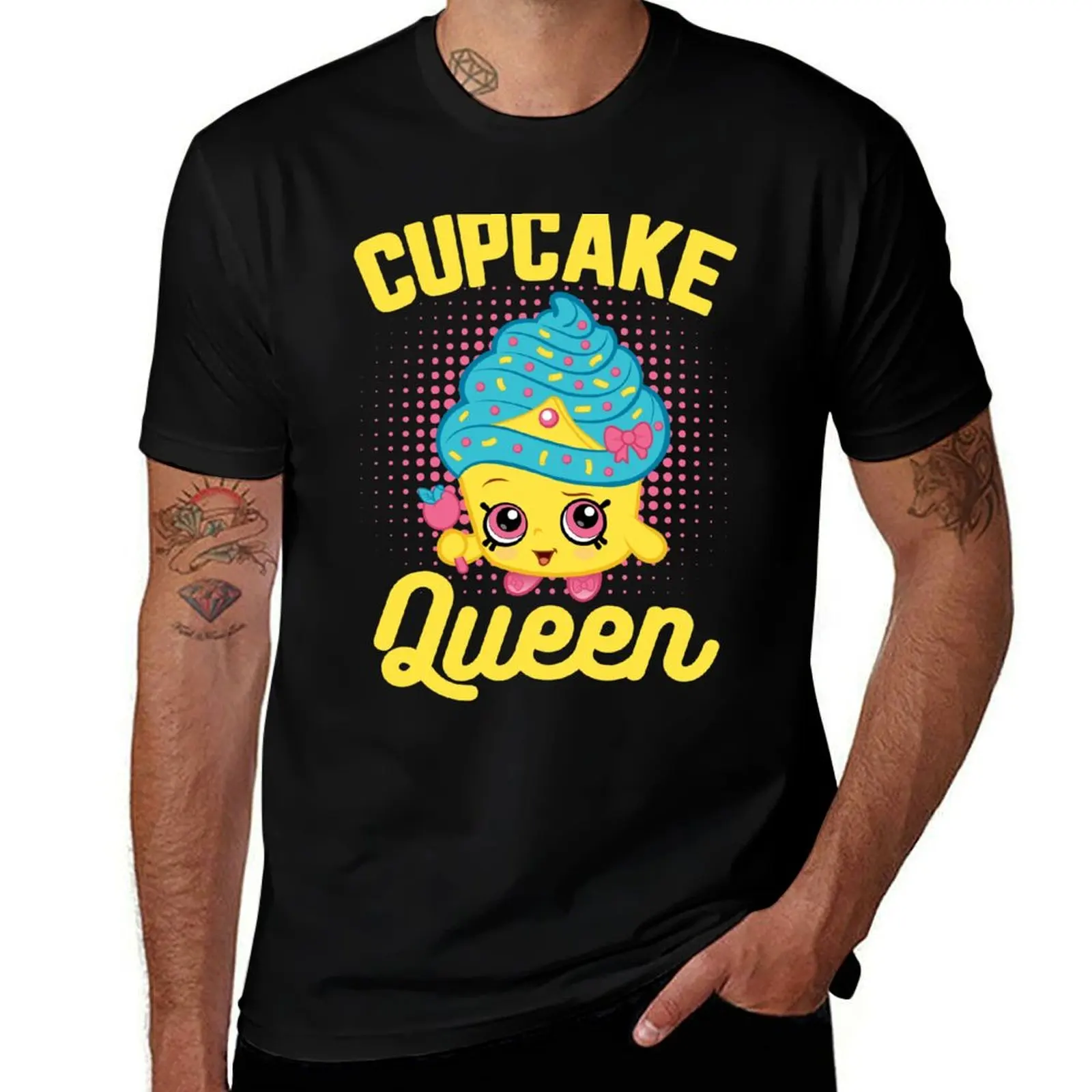 Cupcake Queen T-Shirt Plus Size Non-Shrink T-Shirt