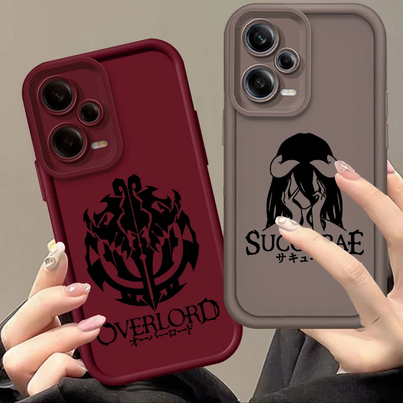 

Overlord Art Popular Anime LOGO Eye Ladder For Xiaomi Redmi Note 13 12 12C 11 11S 10 10C 10A 9C 9A Pro 5G Cover Phone Case