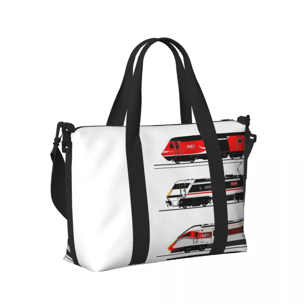 

LNER LOCOMOTIVES Пляжная дорожная сумка Большая вместительная сумка-тоут для тренажерного зала Йога Женская дорожная сумка для покупок