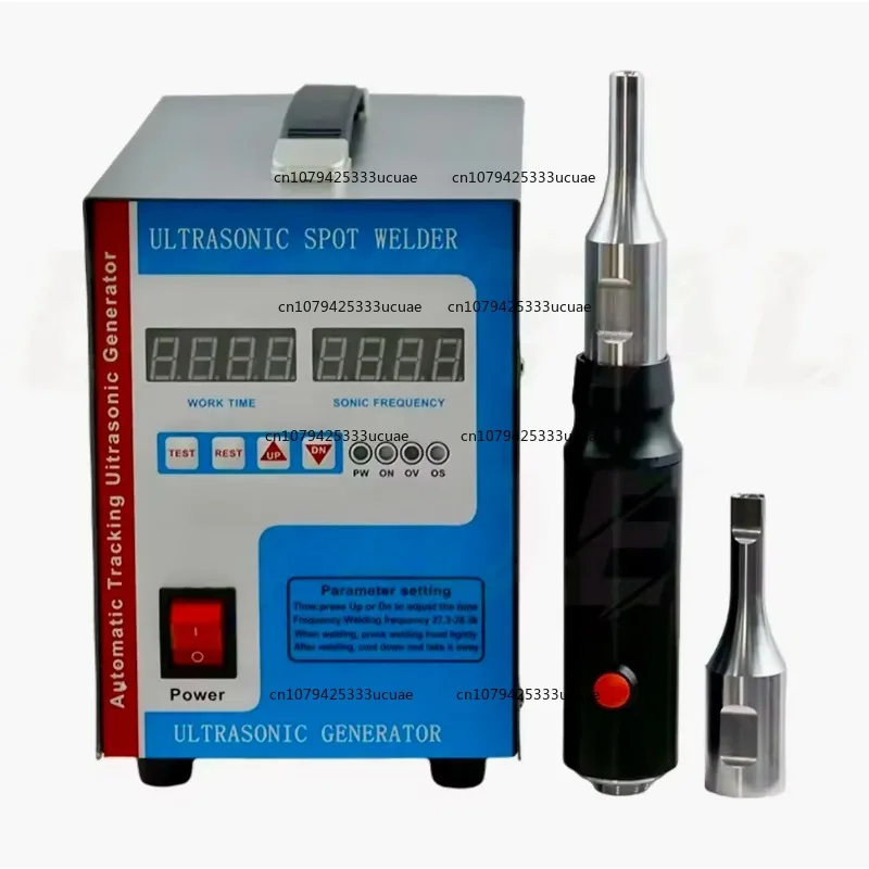 

Ultrasonic Plastic spot Welding Machine 700W Plastc Welder 28kHz Ultrasonic Welding Equipment car body repair with 2 nozzels