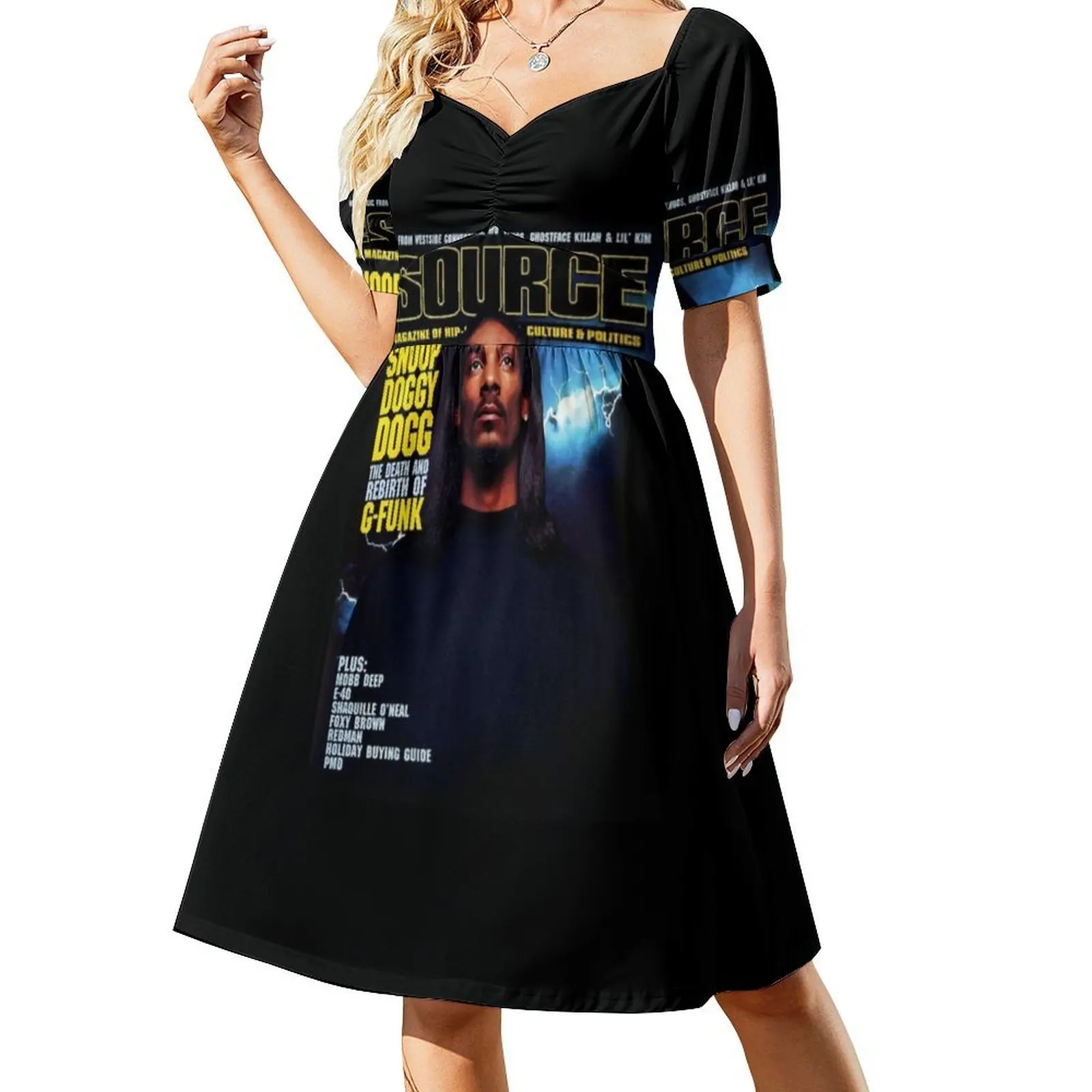 90S Hip Hop Cover Source For Fans Sweetheart Neckline Dress Elegant Summer Party Dress For Women 90S Hip Hop Cover G Funk