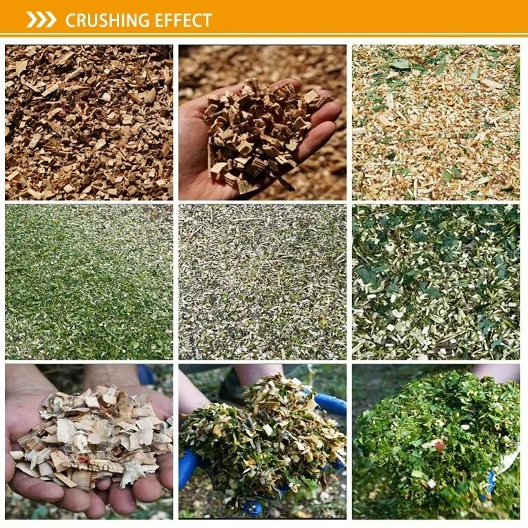 Made in China Yibao Electric Garden Branch Crusher Machine with Motor & Gear-Multifunctional Industrial Tree Branch Shredder