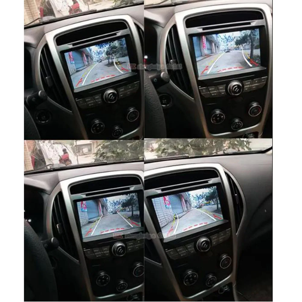 520 Intelligent Dynamic Trajectory Tracks Rear View Camera HD CCD Reverse Backup Camera Auto Reversing Parking Assistance 18.5mm
