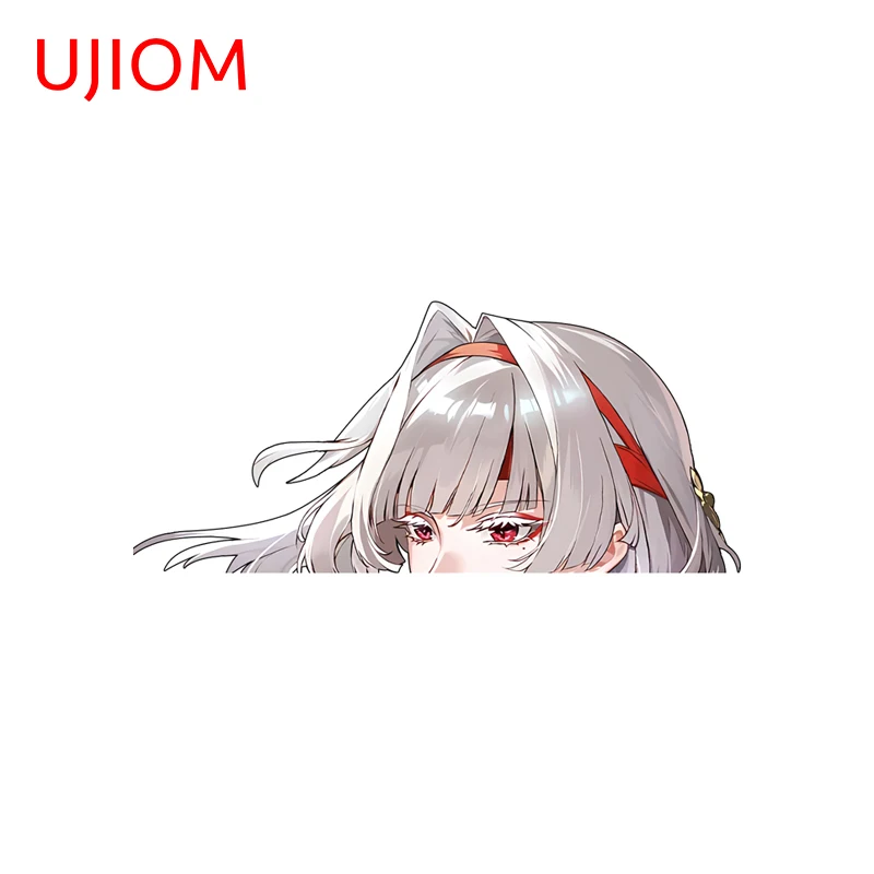 UJIOM Hiyuki Peeker Wuthering Waves Wall Sticker Fashionable Occlusion Scratch Vinyl Decal Storage Flask Decoration Accessories