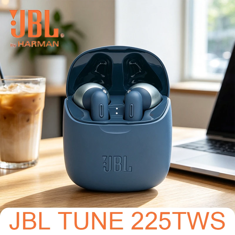 JBL Tune 225TWS True Wireless Earphones, Clear Sound, Solid and Durable Bass Depth