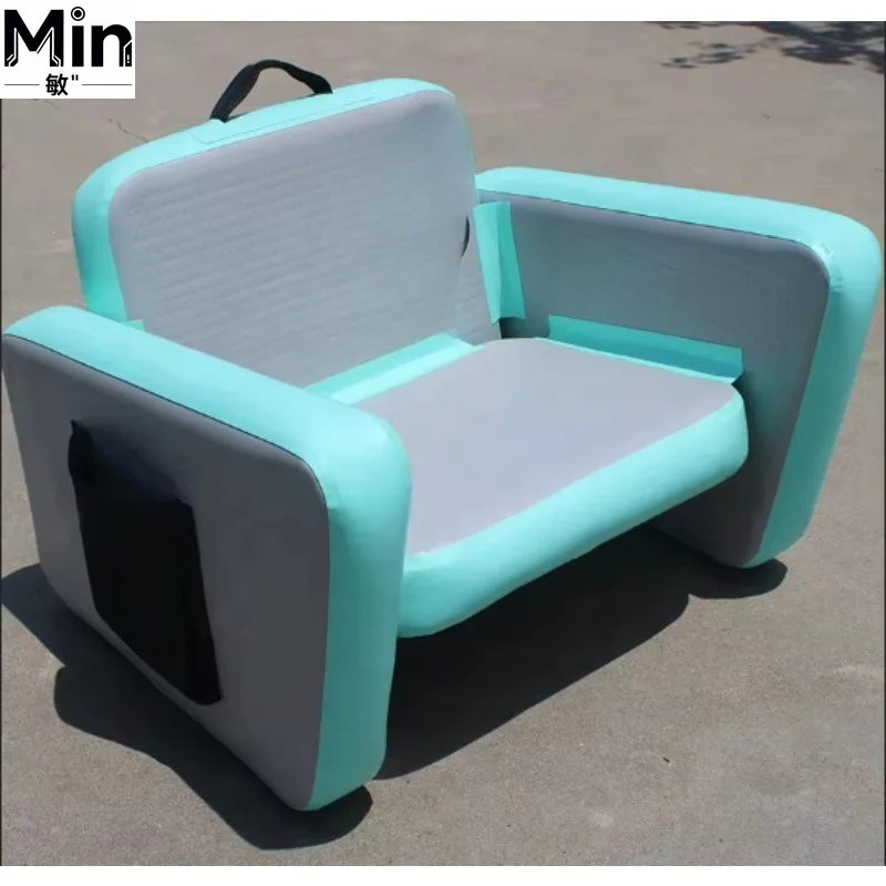 Lightweight Drop Stitch Outdoor Folding Inflatable Chair for Camping Tent Beach Water Park Amusement