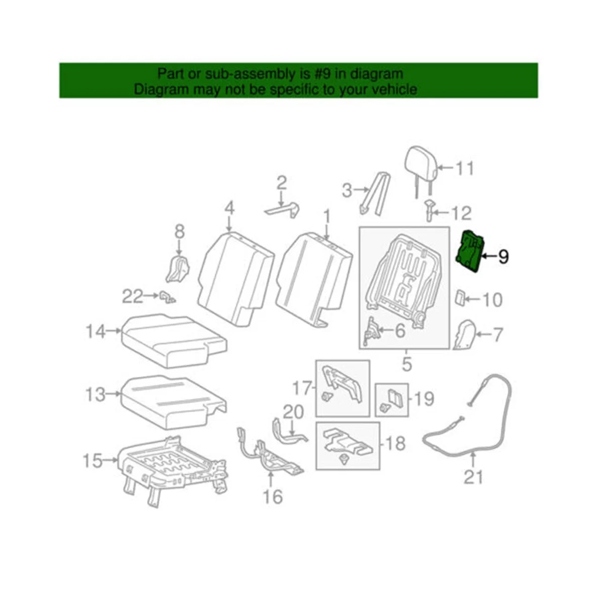 Car Rear Folding Seat Latch Release Handle Plastic Back Seat Switch 72909-08011 for Toyota Sienna 2014-2018 Grey