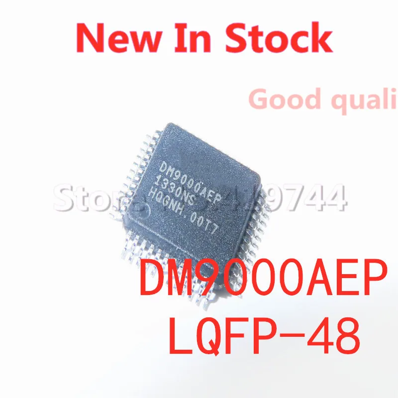 2PCS/LOT DM9000AEP DM9000 LQFP-48 SMD Ethernet Controller Chip IC New In Stock GOOD Quality