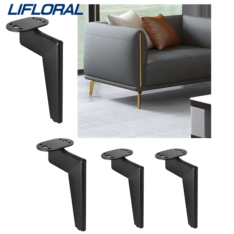 

4pcs 15cm Modern Light Luxury Hardware Furniture Accessories Matte Metal Legs Furniture Accessories Popular Products Sofa Legs