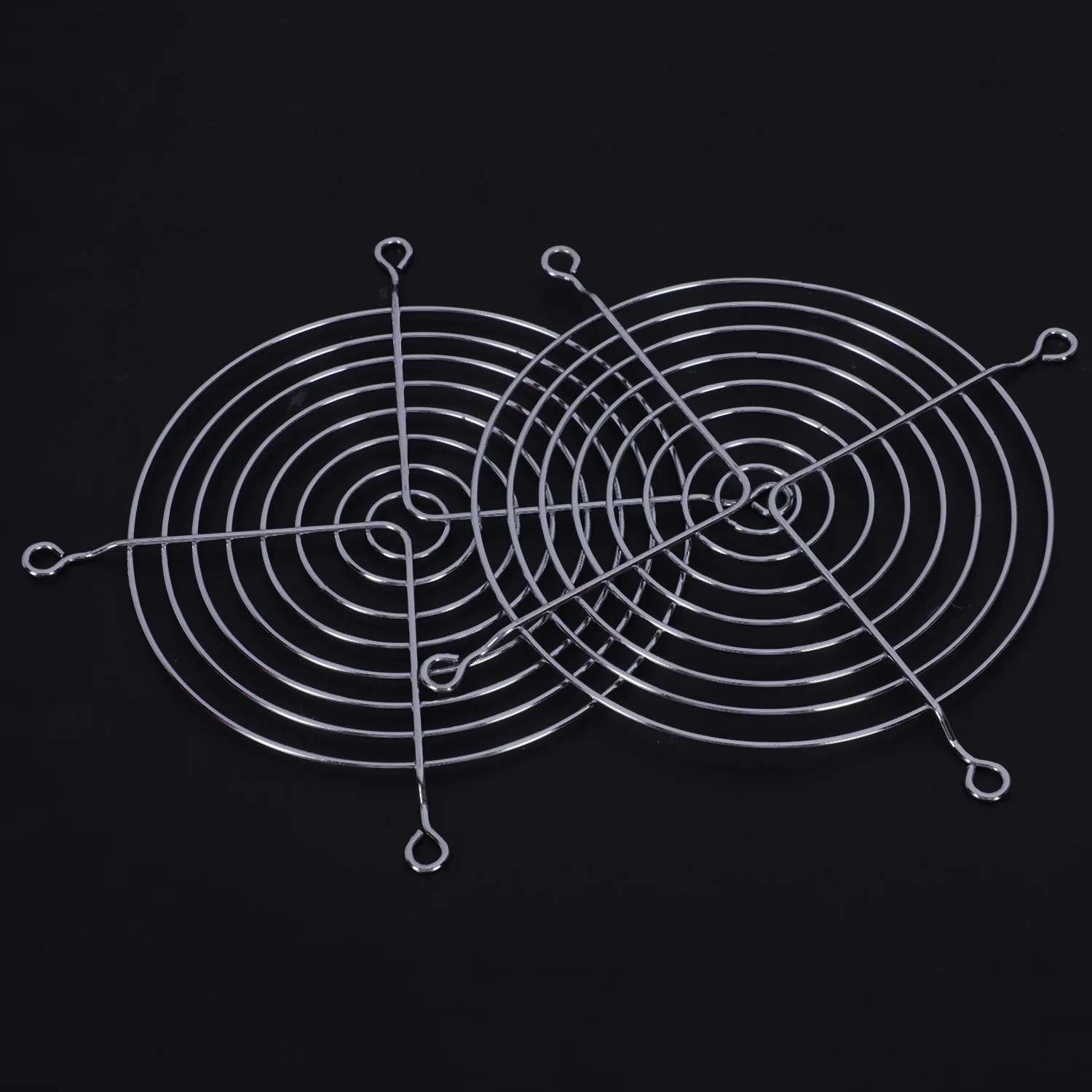 2 × شواية حماية للأصابع من الأسلاك المعدنية لمروحة حقيبة الكمبيوتر مقاس 120 × 120 مم