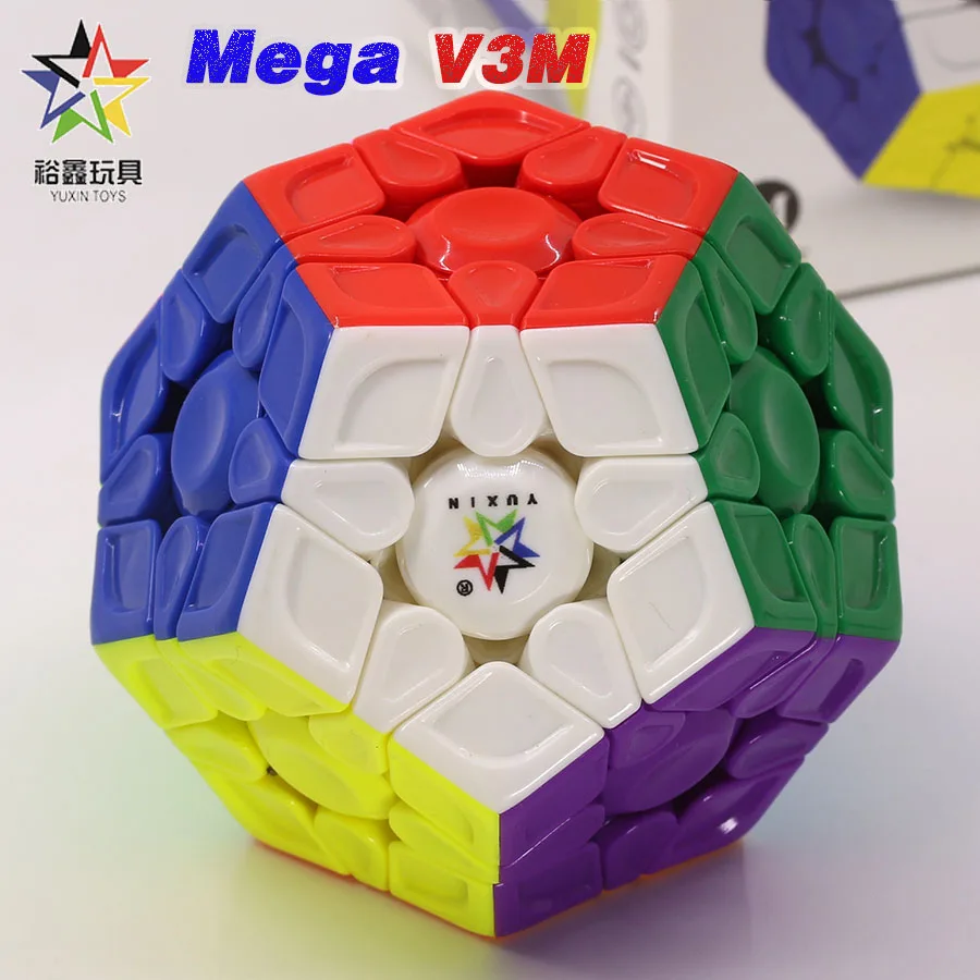 

Маленький волшебный Магнитный додекаэдрон YuXin mekid 3x3 V3 M V3M Megaminxed магнитные наклейки Cubos Magico профессиональные Логические игрушки