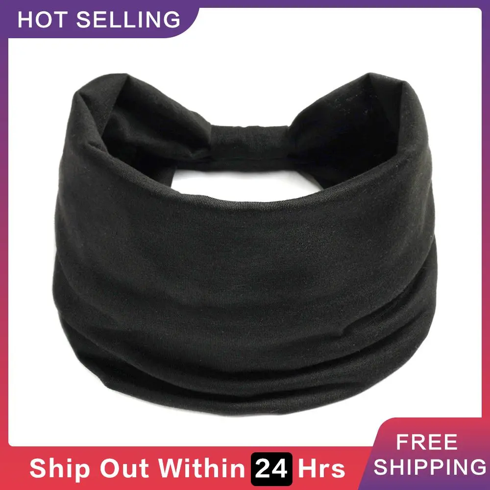 Solid Color Wide Headband Applicable To Multiple Scenarios 14x24cm Yoga Headband Hair Accessories Boho Headband Durable 26-28g