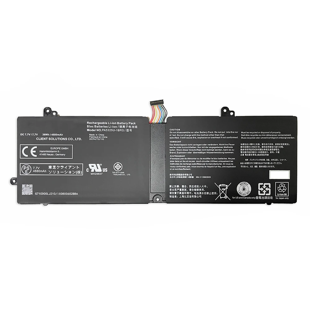 PA5325U-1BRS PA5325U 7.7V 36Wh Laptop Battery For Toshiba Portege X30 X30-T-E X30T-E-10Q X30T-E-1DP Port g X30T-E-113 Series