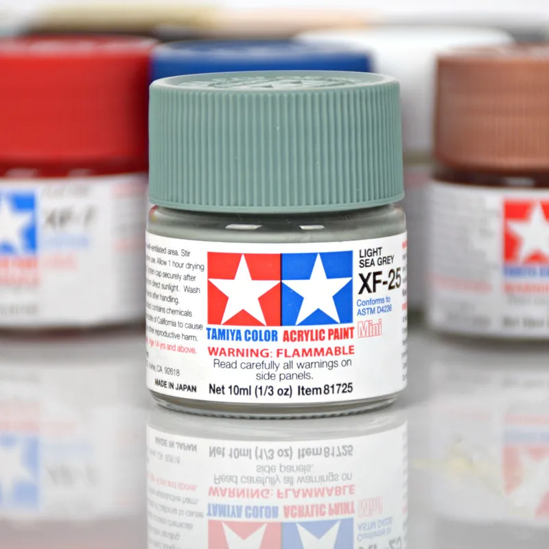 

Model Painting TAMIYA Coloring Coating Water-Soluble Acrylic Paint Matte Extinction XF1-24 Colors Assembly GundamTool DIY Gunpla