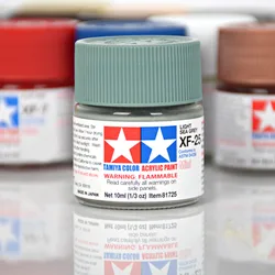 Model Painting TAMIYA Coloring Coating Water-Soluble Acrylic Paint Matte Extinction XF1-24 Colors Assembly GundamTool DIY Gunpla