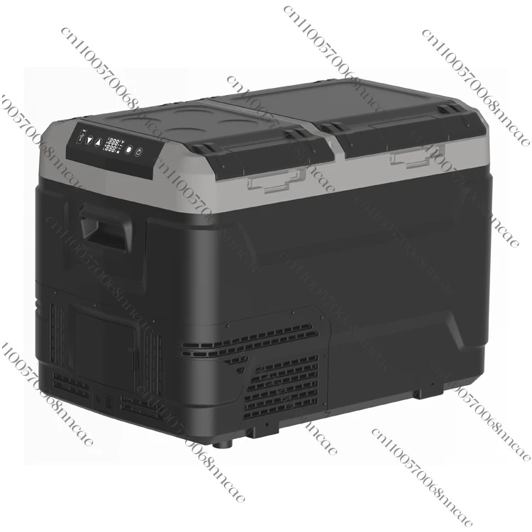 

Портативный автомобильный холодильник-морозильник на 60 л, 12/24 В постоянного тока, с компрессором