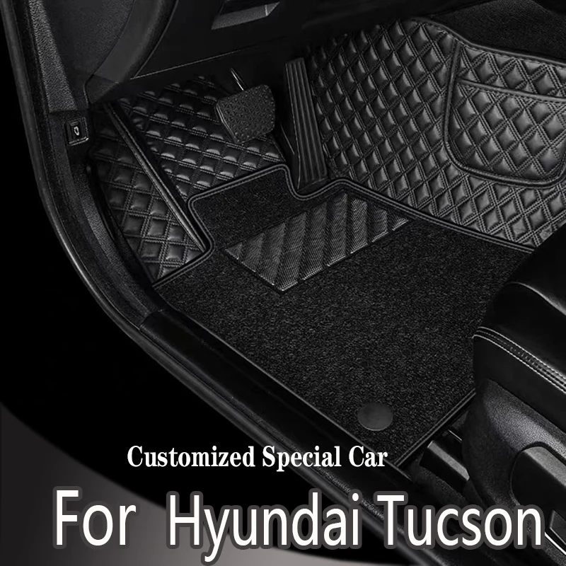 Car Floor floor Mats For Hyundai Tucson 2006-2014 2006 07 08 09 10 11 12 13 Custom Foot Pads Automobile Cover accessories