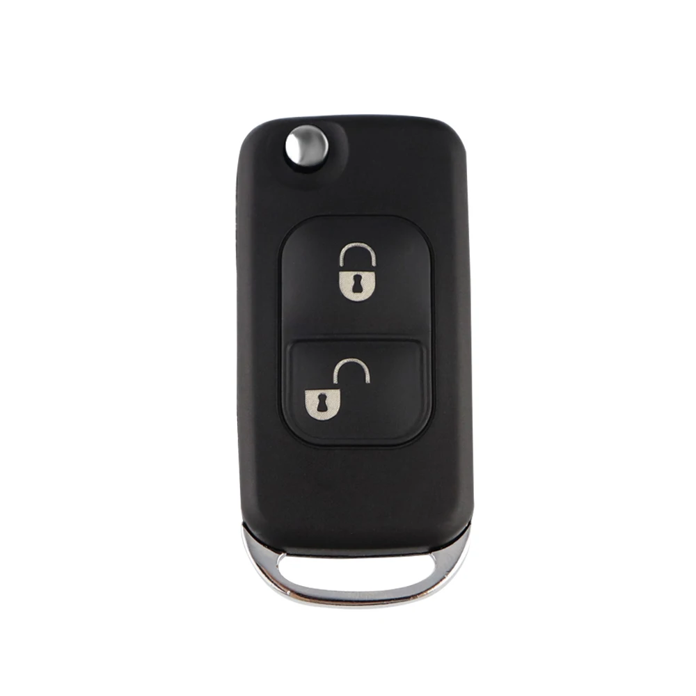 Capa para chave remota de carro, para mercedes benz slk e113 a c e s w168 w202 w203 w124 b200 a160 ml sl amg s500 hu39/64 lâmina