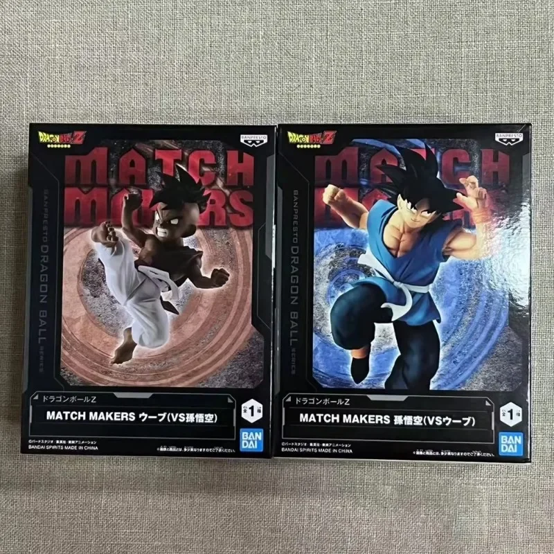 In magazzino originale Bandai Dragon Ball Banpresto Match Makers Son Goku Uub figura Anime modello In PVC ornamenti da collezione giocattoli regali