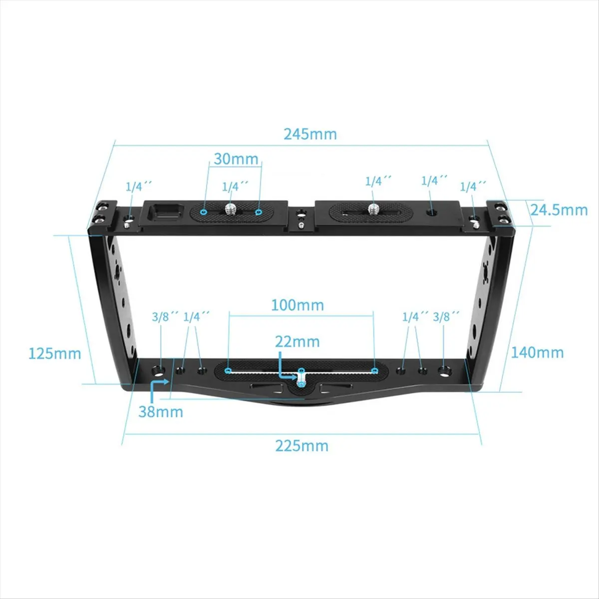 belong Handheld Grip Stabilizer Living Vlog Camera Cage Phone Video Rig Bracket for DJI OSMO Action/YI/EKEN for Gopro 13 12,B