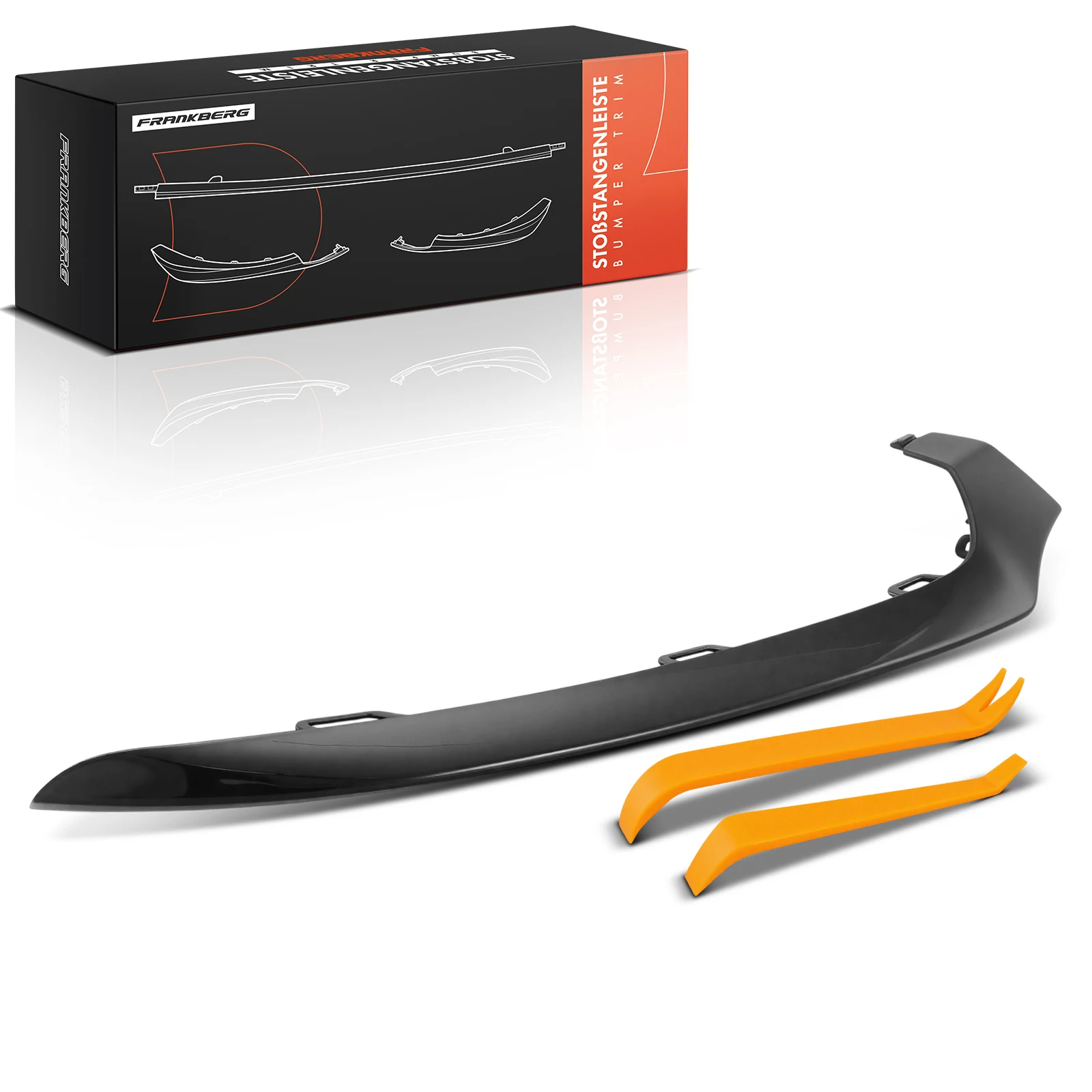 Frankberg 1x Trim Bumper Rechtsvoor voor Mercedes-Benz C-Klasse W205 A205 C205 S205 1.5L 1.6L Bj vanaf 2013 MB1047133