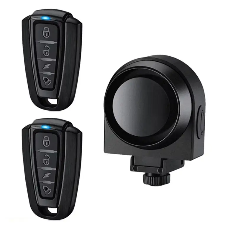 A21F-Wireless Vibration Alarm For Bicycles And Motorcycles USB Rechargeable Motorcycle Bike Waterproof Alarm