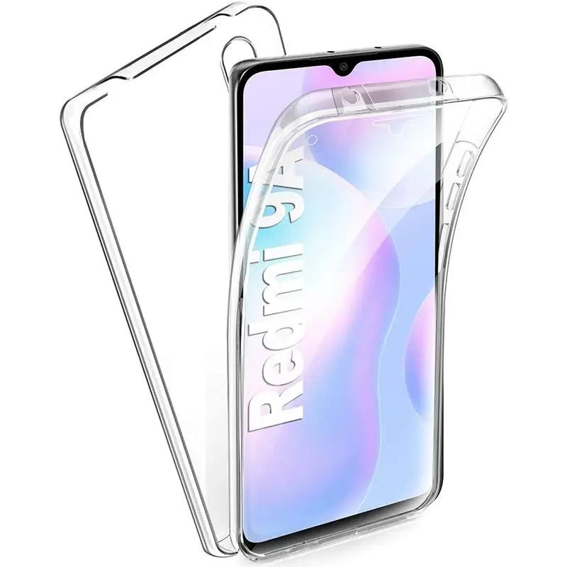 360 Double Front Back Full Cover Protective Case For Xiaomi Redmi 7 7a 8 8a 9 9a 9c Note 7 7 Pro 8 8T 9 9S 10 Pro 11