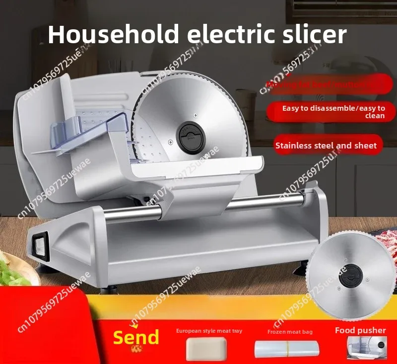 

Lamb Roll Machine Household Electric Slicer Beef Slicer Small Freeze Planer Meat Cutting Machin Divine Tool