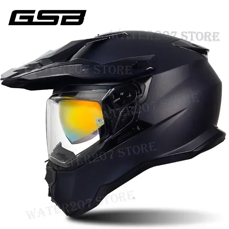 Full Face Motorcycle Helmet Approved Motocross Men Motorcycle Cross Downhill Off-road Capacete Single