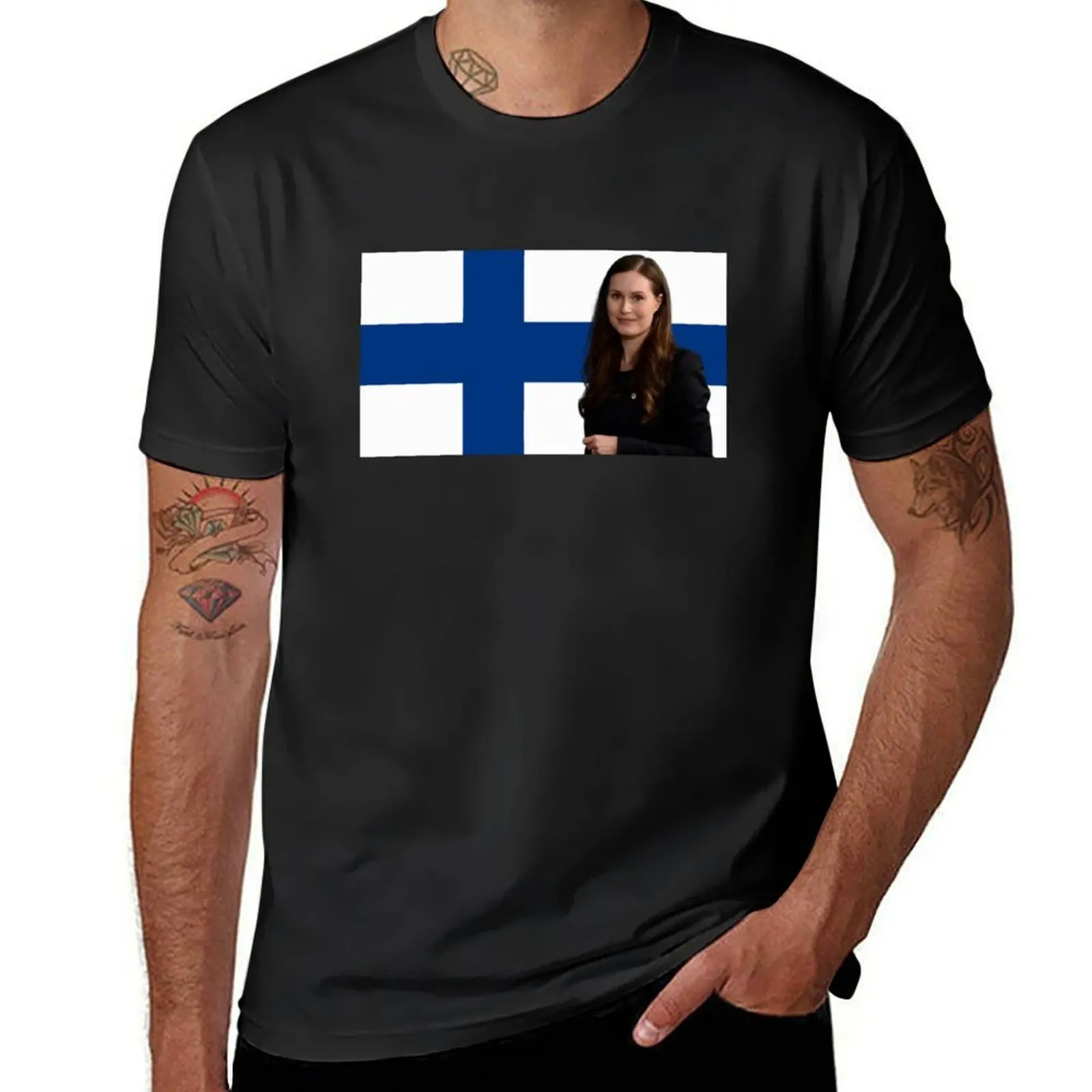 

Sanna Marin T-Shirt shirts graphic tees tees tops customs mens graphic t-shirts