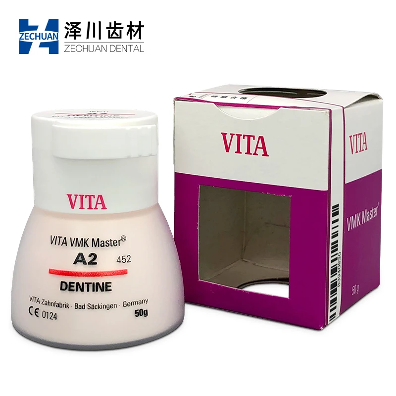 VITA VMK Master Dentine 50g Dental porzellan pulver zum Verbrennen von Metall keramik unter konstruktionen im herkömmlichen Cte-Bereich