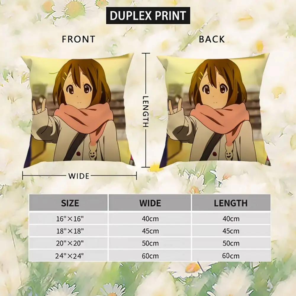 Azumanga Daioh كيس وسادة فاخر على الوجهين لوسائد السيارة 45x45 غطاء الوسائد للمنزل والديكور أريكة المخدة 50x50