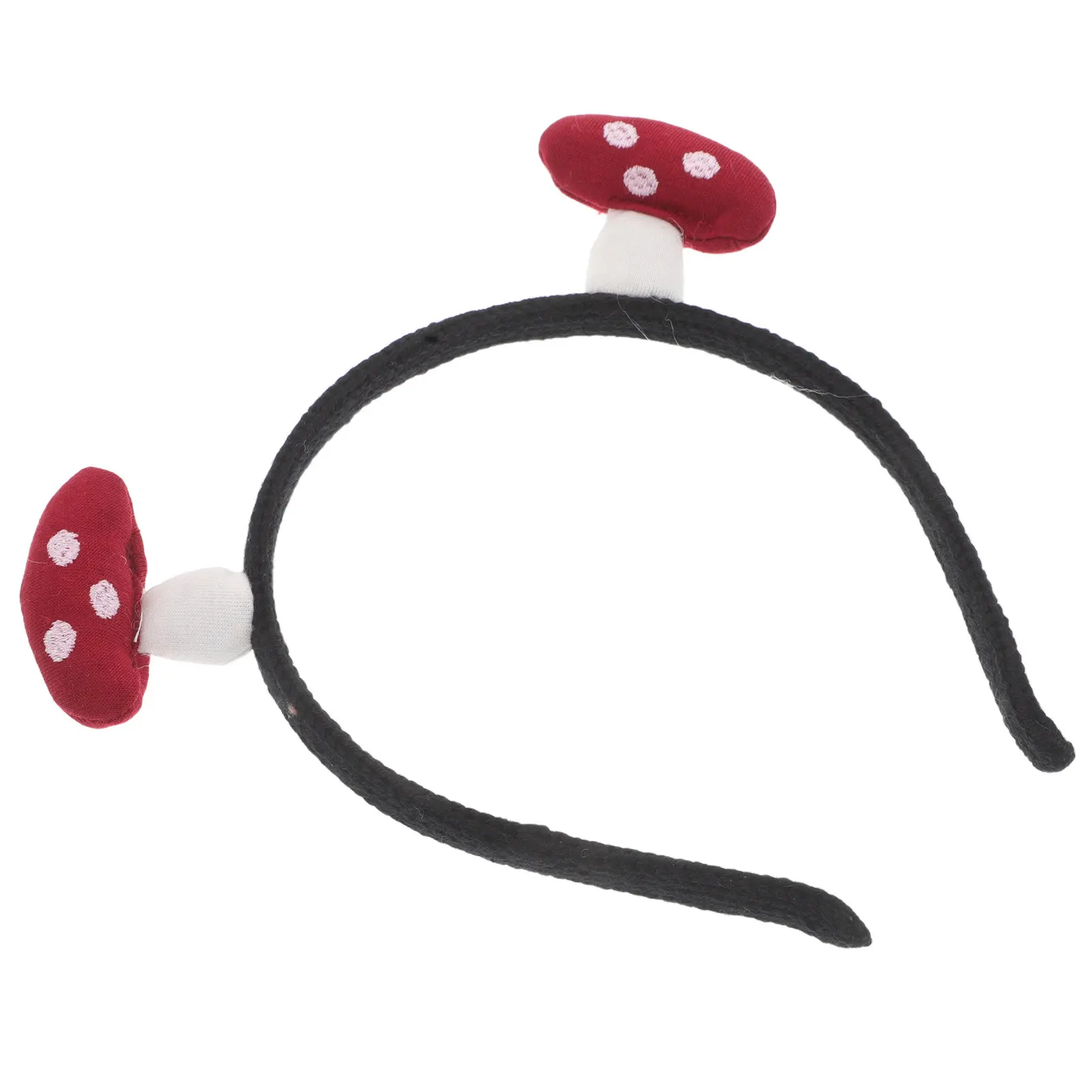 

Милая повязка на голову в виде гриба для девочек, креативная мягкая тканевая повязка для вечеринок, дней рождения, свадеб, веселых косплеев, аксессуар для костюмов, повязка-грибок