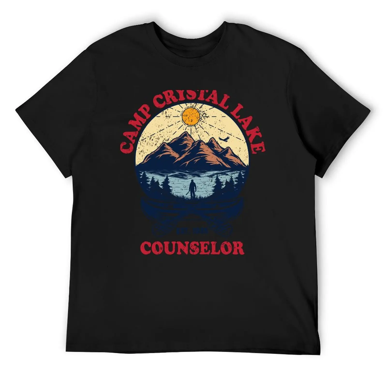 Camp Crystal Lake T-Shirt cotton graphic tees customs design your own mens t shirts pack