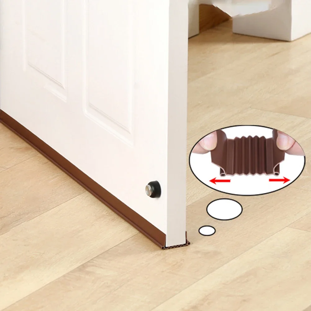 

Hot Sale Under Door Seal Strip Draft Blocker Insulator Door Draft Stopper Soundproofing Guard Seal Stripping Door Bottom Stopper