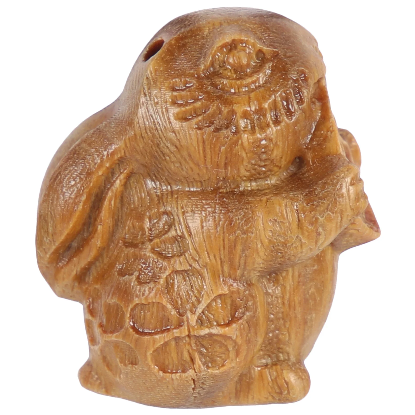 

Wooden Rabbit Pendant Vintage Style Ornament Diy Keychain Hanging Decor Small Bunny Craft Charm For Home Desk Decoration