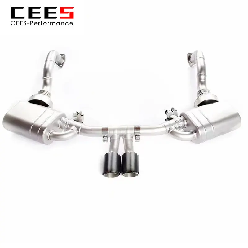 CEES Catback Exhaust For PORSCHE BOXSTER (987) 2.7 2.9 3.4 2004-2011 Exhaust pipe for Automobile Stainless Steel 304