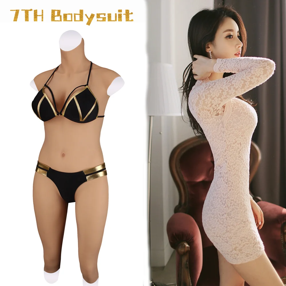 Tgirl Female BodySuits D E Cup Fake Boobs Vagina Pants Transgender Dragqueen Cosplay Breast Forms Shemale Crossdress Silicone