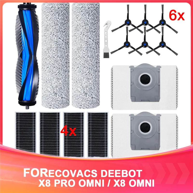 

Запасные части для робота-пылесоса AC93 для ECOVACS DEEBOT X8 PRO Omni, аксессуары для пылесоса