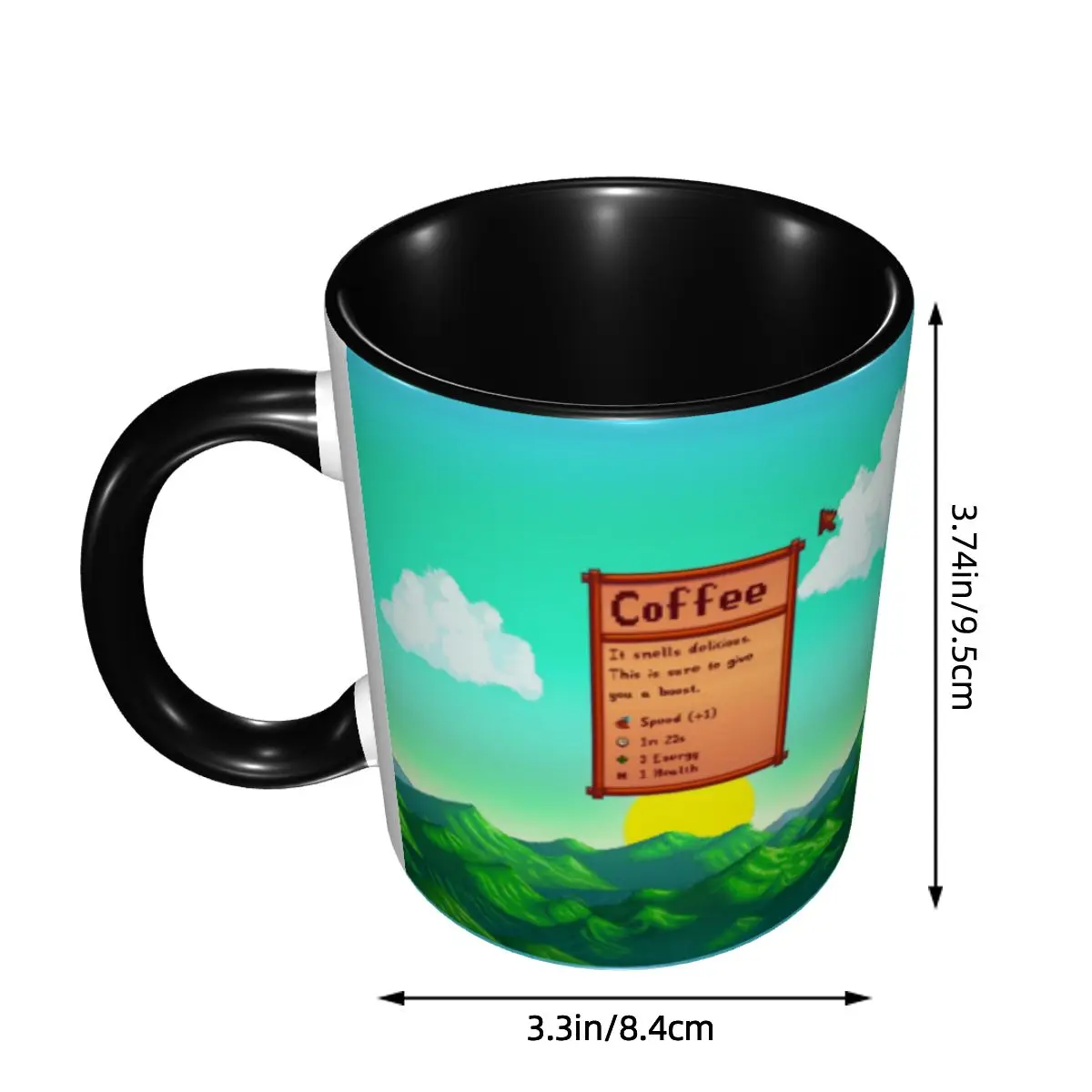 DIY Stardew Valley Video Gamer Ceramic Mug Customized Coffee Cups Creative Gift