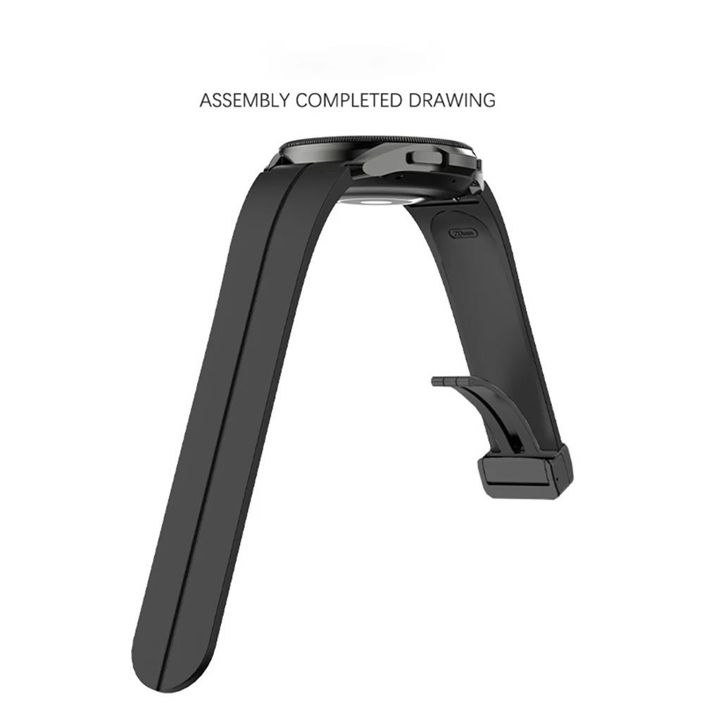 Original Silicone Magnetic Buckle Strap For Samsung Galaxy Watch 5 Pro 40/44mm 45mm Band Watch 6 Classic 43 47mm Sport Watchband image 5